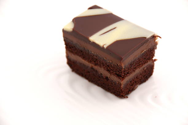 istock piece of delicious chocolate layer cake 521178737