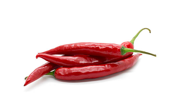 istock Hot red chili or chilli pepper isolated. 521180463