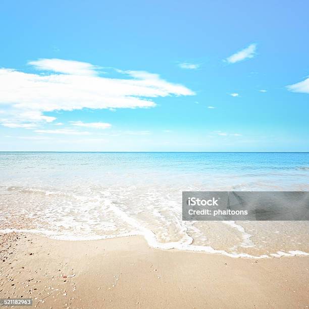 Beach Background Stock Photo - Download Image Now - Backgrounds, Bay of Water, Beach