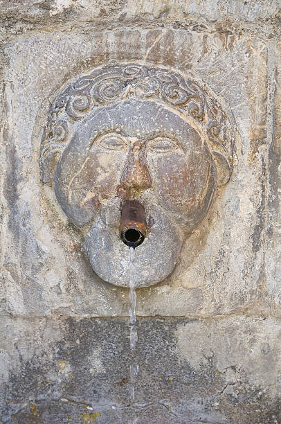 istock Monumental fountain. Satriano di Lucania. Italy. 521185607
