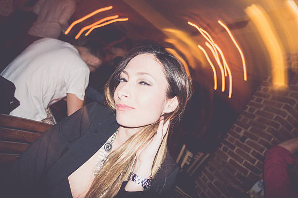 Enjoying in nightclub