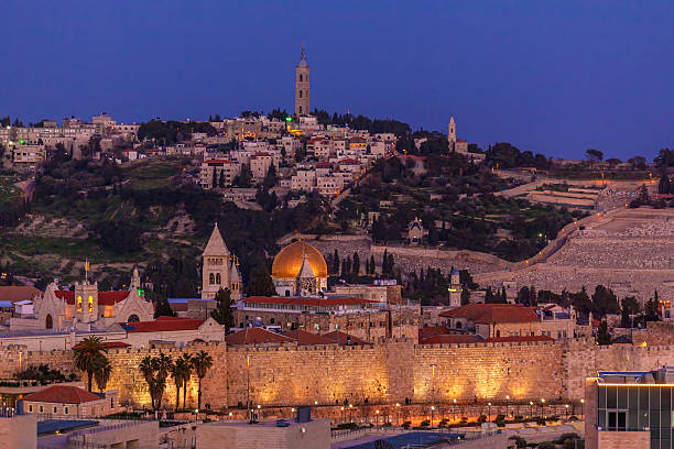 istock Jerusalem Old City at Night, Israel 521197554