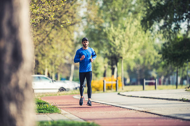 istock Morning jog in the park 521197732