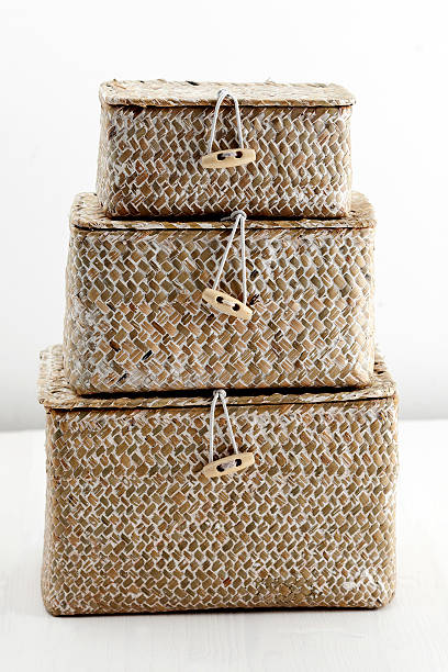 Basket Basket,Gift, Box, interlace format stock pictures, royalty-free photos & images