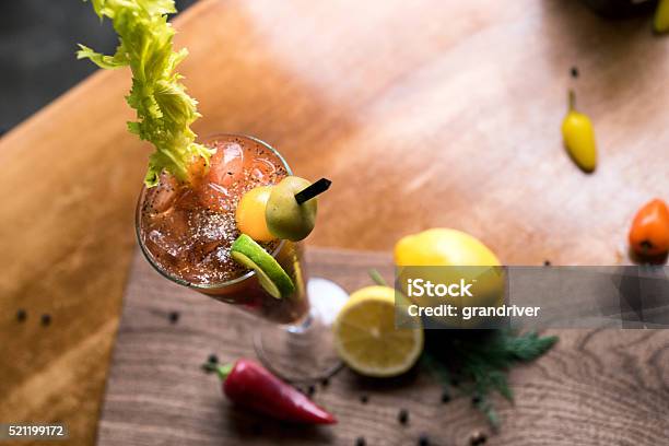 Vodka Bloody Mary Stock Photo - Download Image Now - Black Peppercorn, Vodka, Alcohol - Drink