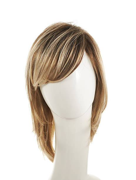 istock Hair wig over the mannequin head 521200032