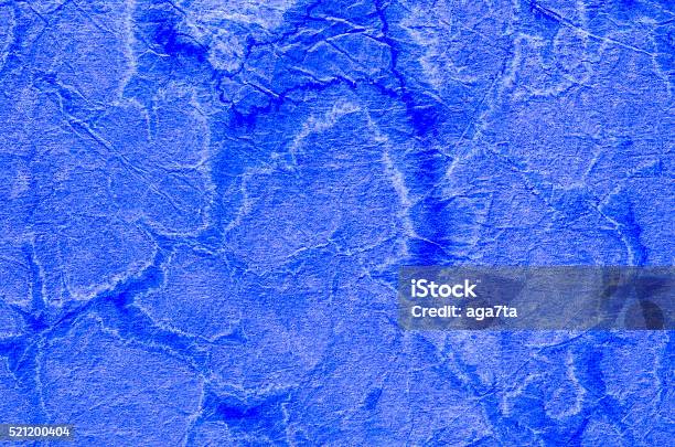 Blue Painted Paper Tissue Background Stock Photo - Download Image Now - Abstract, Art, Art And Craft