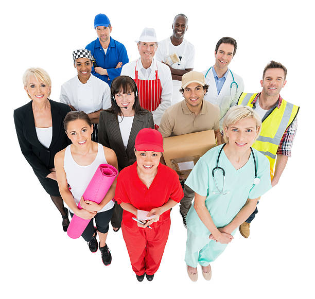 istock Group Of People With Different Occupations 521200415