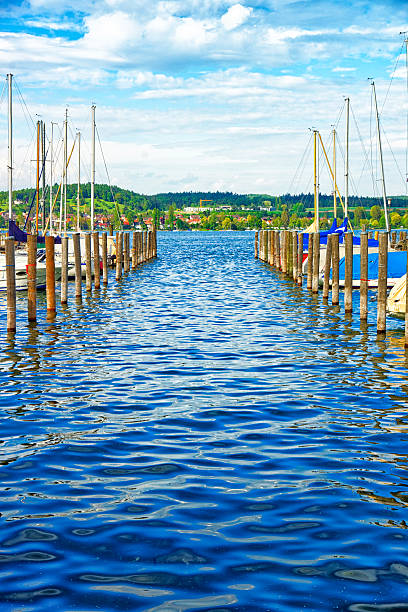 istock Pier in Reichenau Island on Lake Constance 521200480