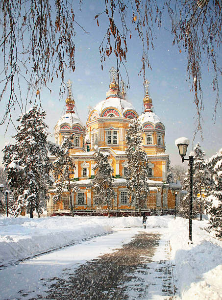 istock Zenkov Cathedral in Almaty, Kazakhstan 521201529