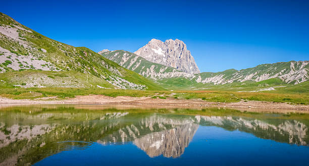 istock Gran Sasso mountain summit at Campo Imperatore plateau, Abruzzo, Italy 521201960