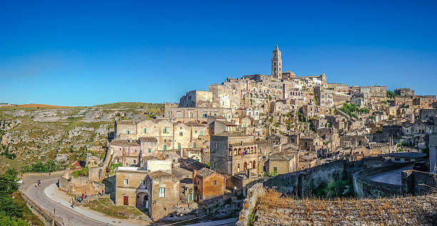 istock Ancient town of Matera at sunset, Basilicata, Italy 521202134
