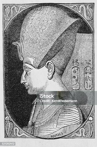 Ramses The Great Stock Illustration - Download Image Now - Ancient, Ancient Civilization, Ancient History