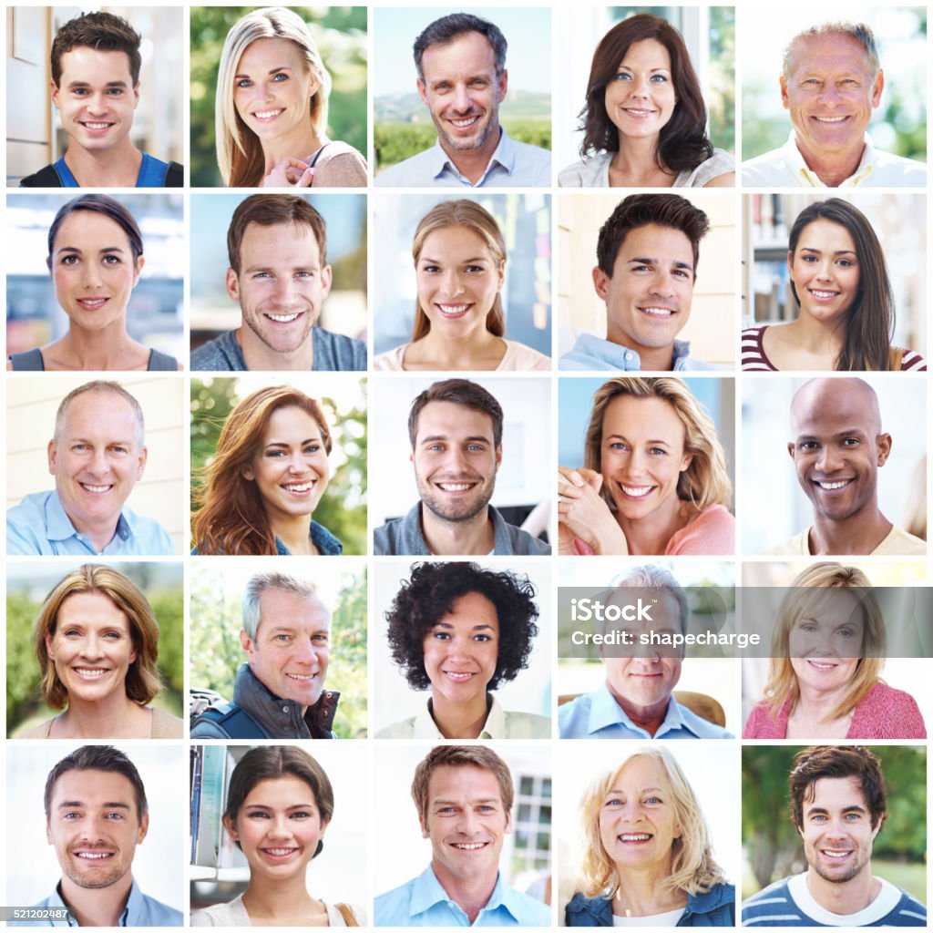 Diversty is beautiful Composite shot of a diverse group of people Composite Image Stock Photo