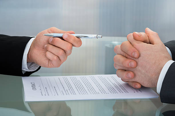 istock The Process Of Signing New Business Contract 521203144