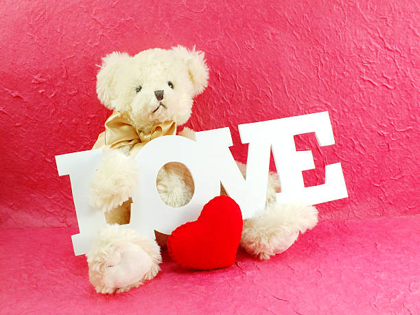 istock cute teddy bear concept valentine day 521206232