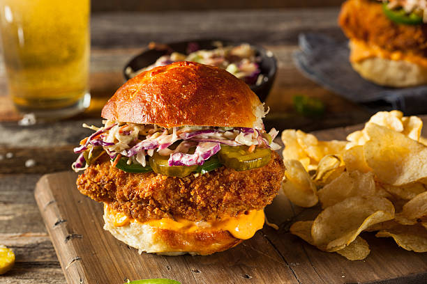 istock Southern Country Fried Chicken Sandwich 521207322