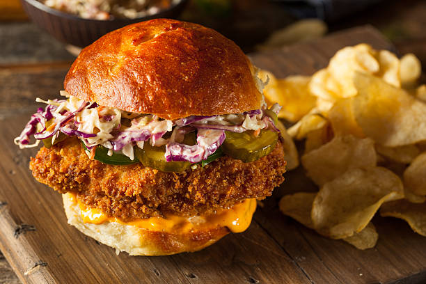 istock Southern Country Fried Chicken Sandwich 521207438