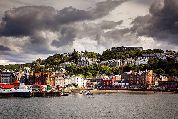 Oban The port of Oban on the west coast of Scotland, UK. argyll and bute stock pictures, royalty-free photos & images