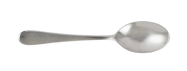 istock Steel metal table spoon isolated 521212036