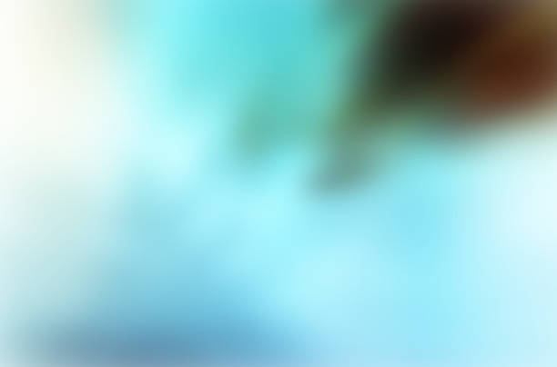 istock Blurred green to blue abstract background 521223336
