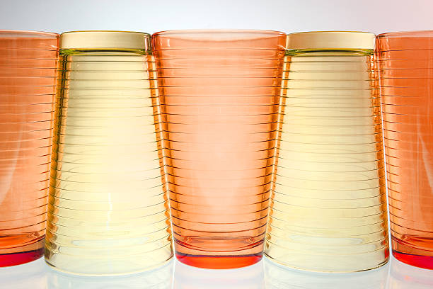 glass color isolated on white background