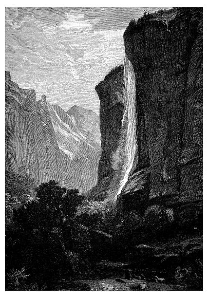 istock Antique illustration of Switzerland: Staubbach 521226362