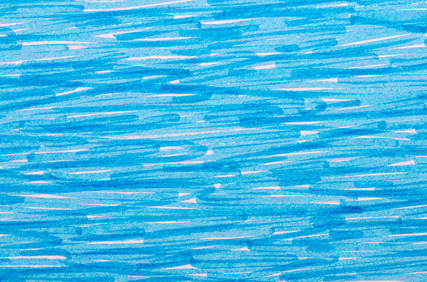istock blue marker doodles on white paper background 521227024