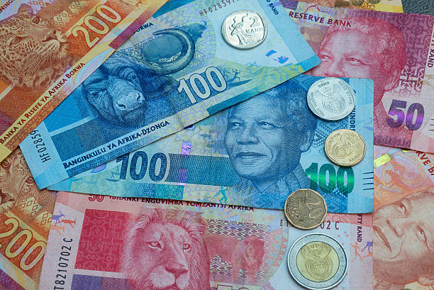 istock Set of South Africa currency 521228994