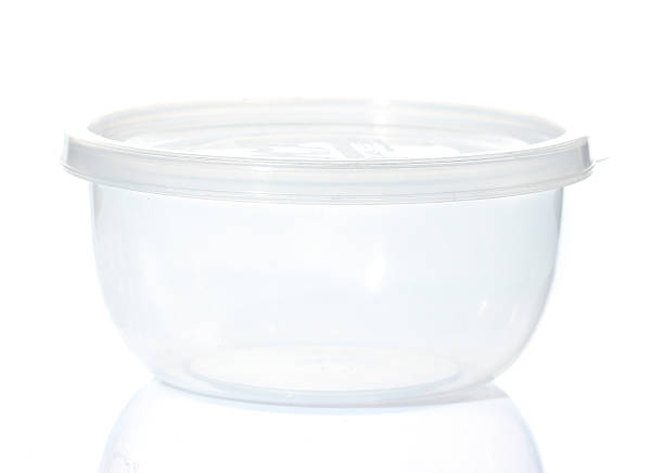 istock Plastic food box isolated on white background 521230961