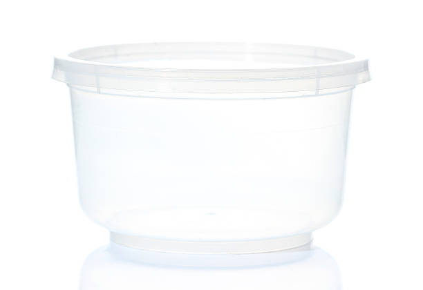 istock Plastic food box isolated on white background 521231071
