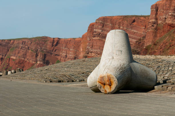 Tetrapod used for concrete protect the beach.