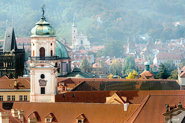 istock Roofs of old Prague and Astronomical Tower 521231465