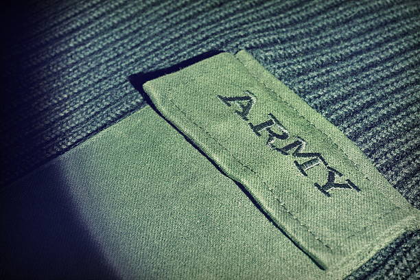istock Military Uniform Sweater With Sign Army On The Pocket 521231596