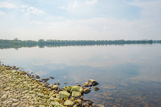istock Shore of a lake in spring 521233586