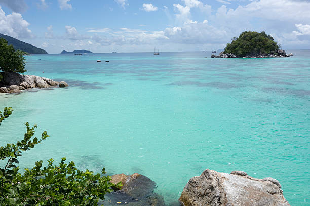 istock turquoise blue sea in Lipe Island, Thailand 521235362