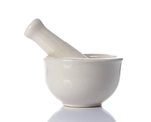 istock white porcelain mortar and pestle set 521249041