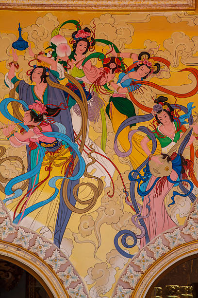 istock Art in chinese temple 521249155
