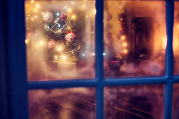 istock Christmas Decoration with Ornaments and Holiday Lights 521249699
