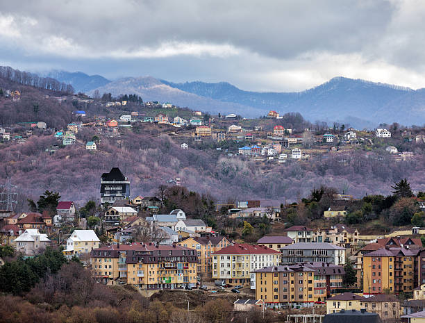 istock Houses in Sochi. Russia 521260996