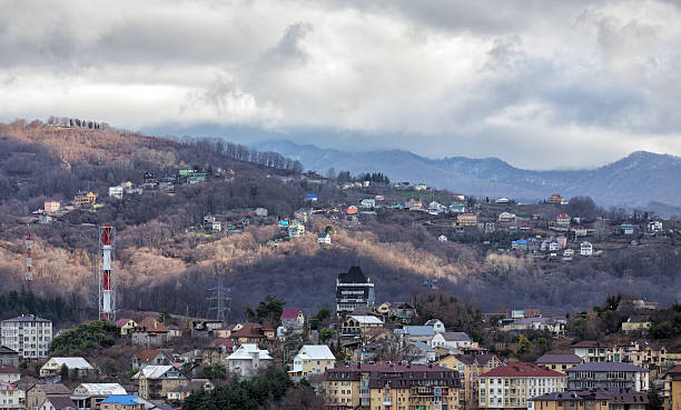 istock Houses in Sochi. Russia 521261116