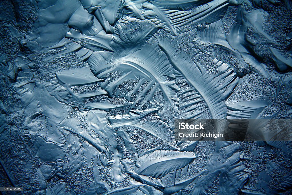 texture of ice, frozen water Abstract Stock Photo