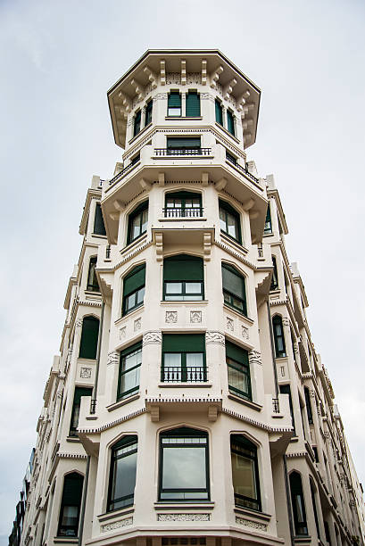 istock Classic block of apartments. 521265226