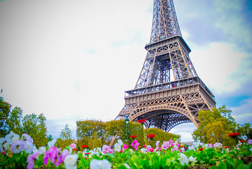 Paris Skyline with Eiffel tower