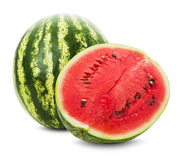istock fresh juicy watermelon on the white background 521266301