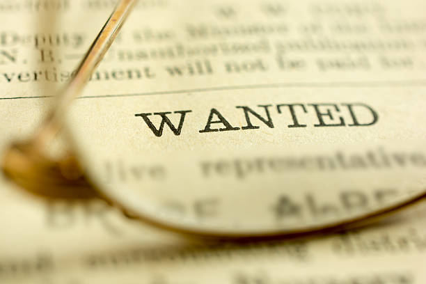 istock Wanted printed on 1912 Newspaper 521266917