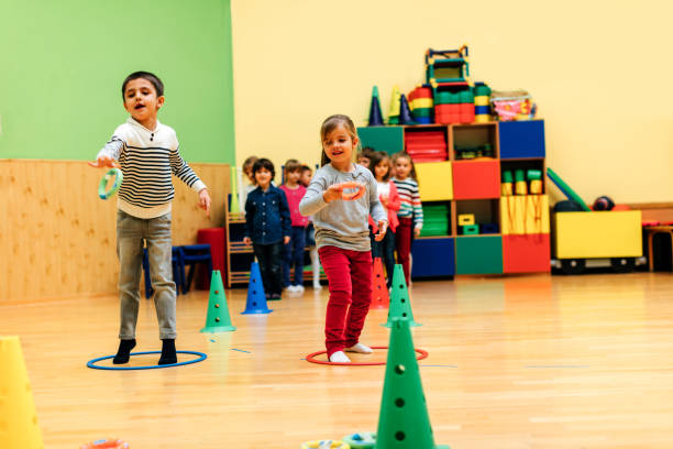 istock Children Playing Games In Their Kindergarten. 521269834