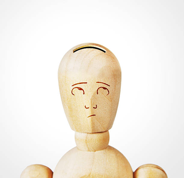 istock Man with the head as a money box 521270372