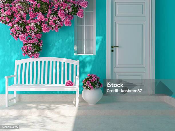 Entrance Of A House Stock Photo - Download Image Now - Outdoors, Front Stoop, Facade