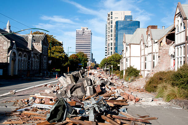 Christchurch - New Zealand Earthquake 2011 christchurch earthquake stock pictures, royalty-free photos & images